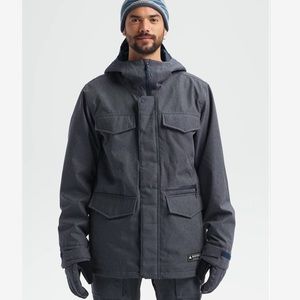 Burton Men’s Covert Insulated Snowboarding Jacket EUC